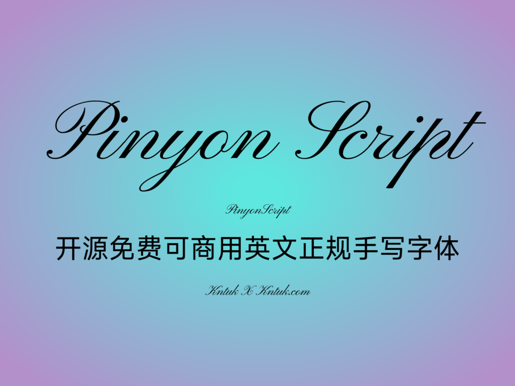 Pinyon Script