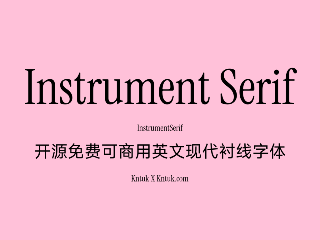 Instrument Serif