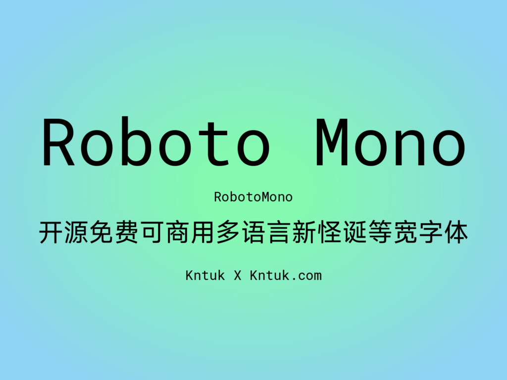 Roboto Mono