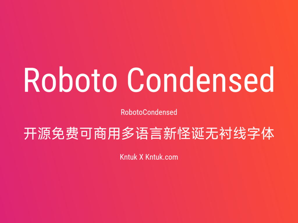 Roboto Condensed