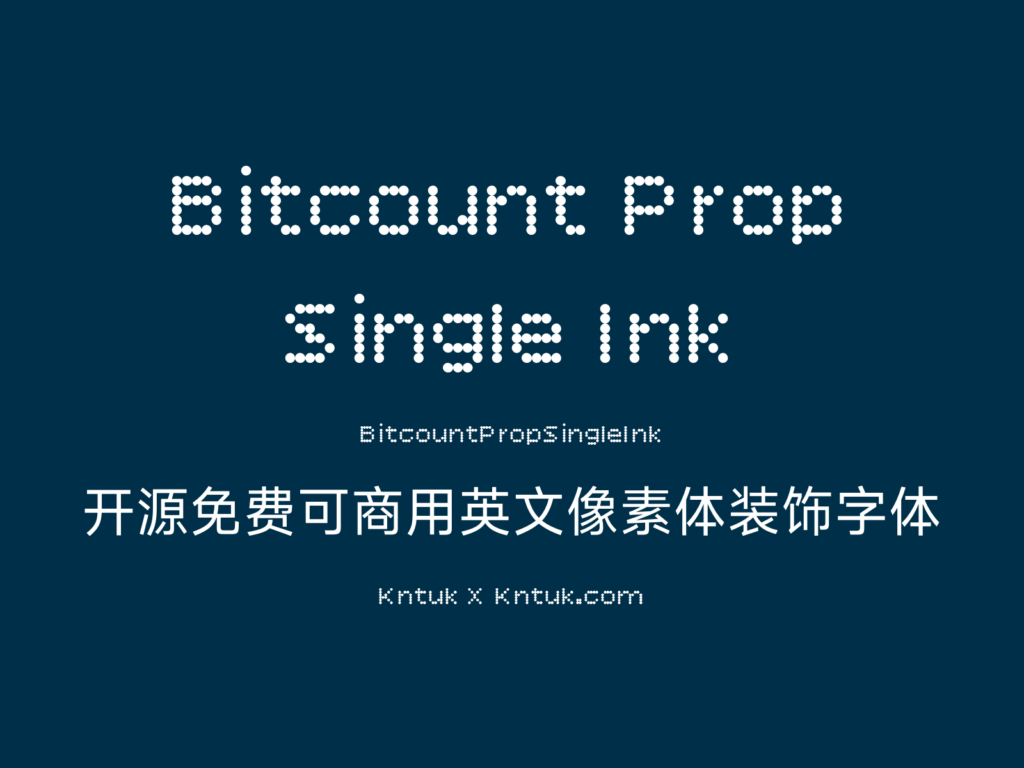 Bitcount Prop Single Ink