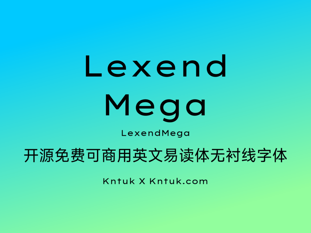 Lexend Mega