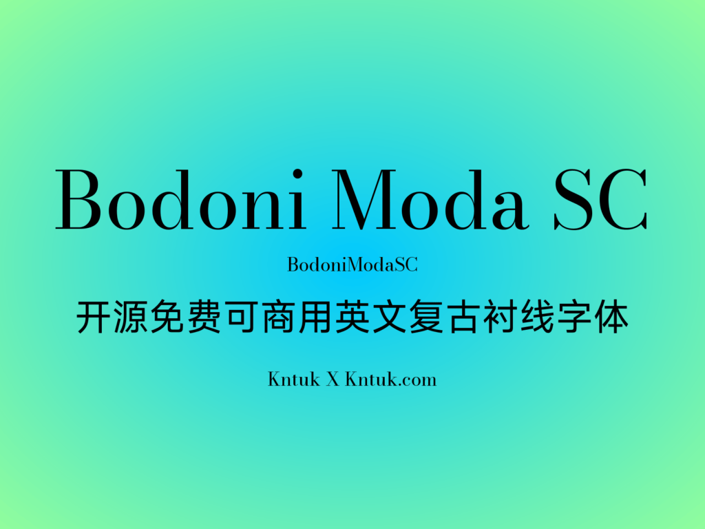 Bodoni Moda SC