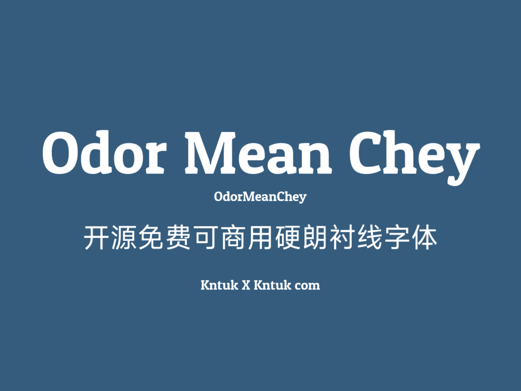 Odor Mean Chey