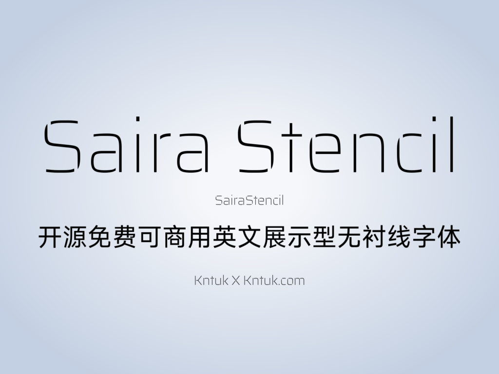 Saira Stencil