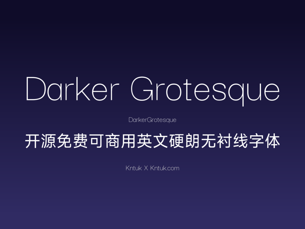 Darker Grotesque